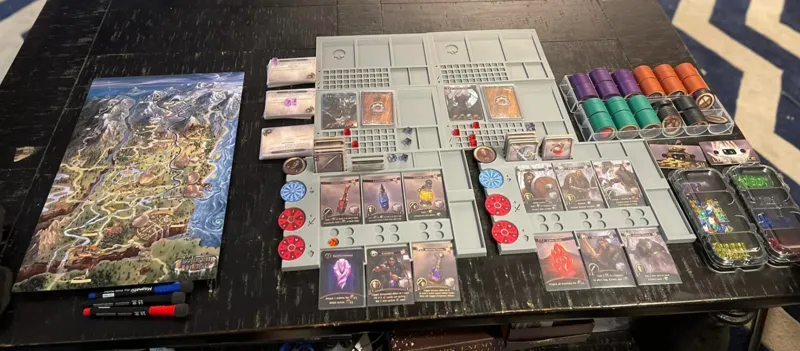 the isofarian guard player and enemy board