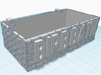 Parrot\Bird Bath porch