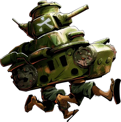The Japonese Tank Soldier keychain (Metal Slug)