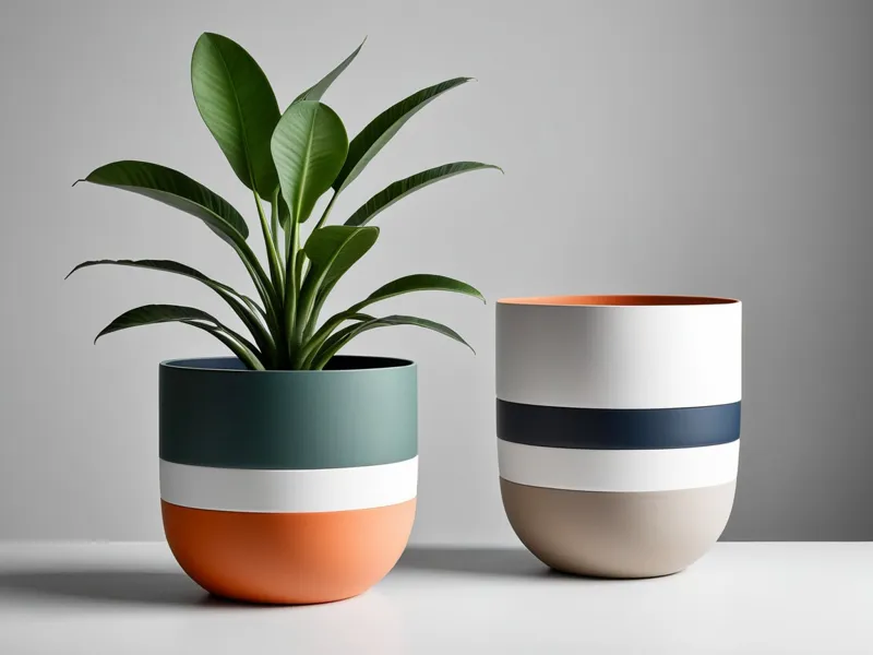 Planter Triple-Color in 3 or 4 Parts