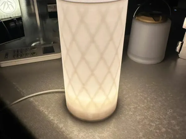 Lampe cylindrique d'ambiance