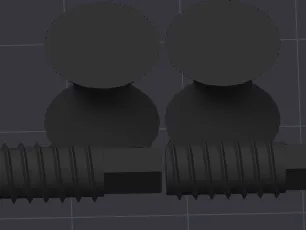 Screw in two part