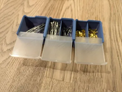 Gridfinity bins with lids 1x3 remix - Free 3D Print Model - MakerWorld