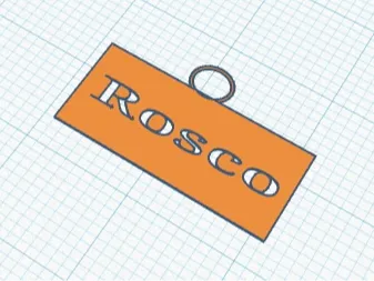 rosco dog tag