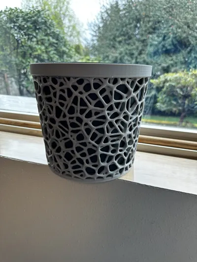 Voronoi Planter with Self Watering Insert