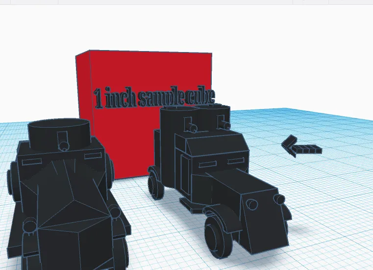 WW1 Board Game Piece (Britain - Heavy Armored Car)