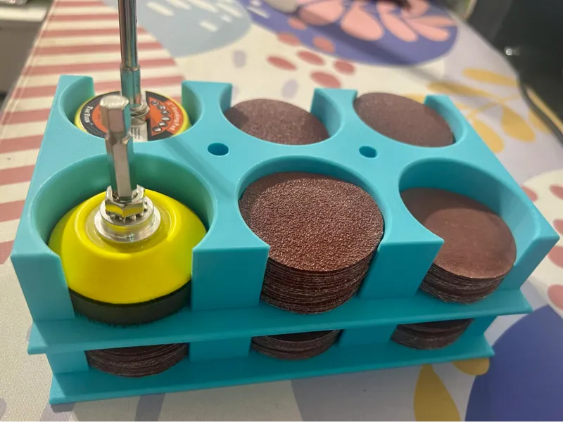 2 inch sandpaper disk stackable
