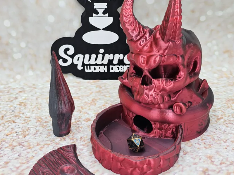 The Demon Skull Dice Tower
