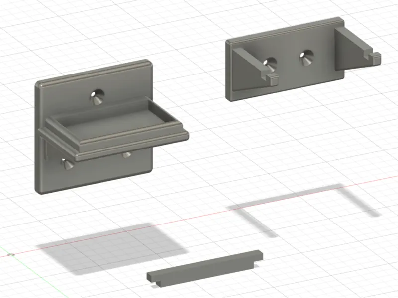 Sasuke's Sword Vertical Wall Mount Bracket