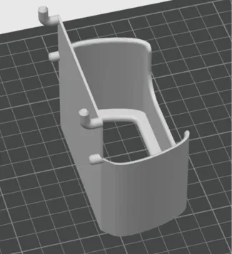 P-Touch H-110 Standard Pegboard Mount