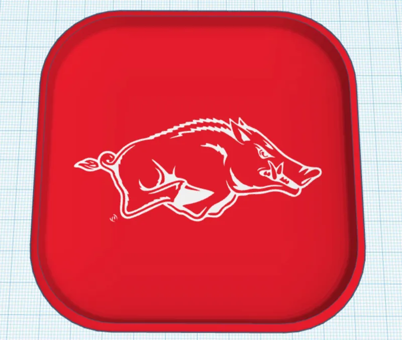 Arkansas Razorbacks Trinket Holder