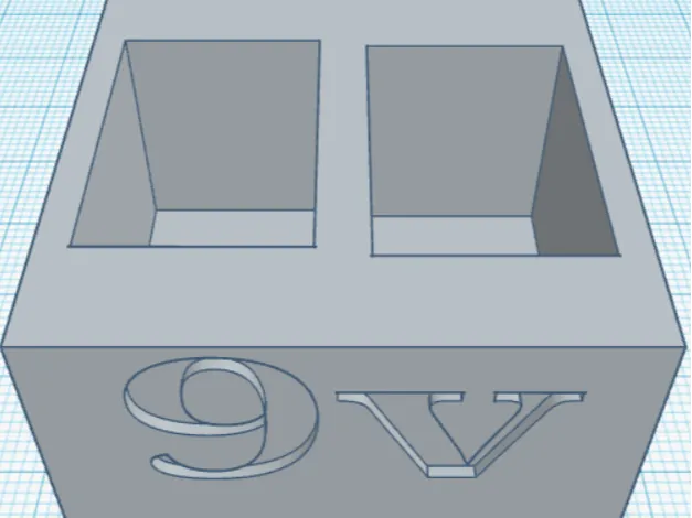 9V電池收納盒