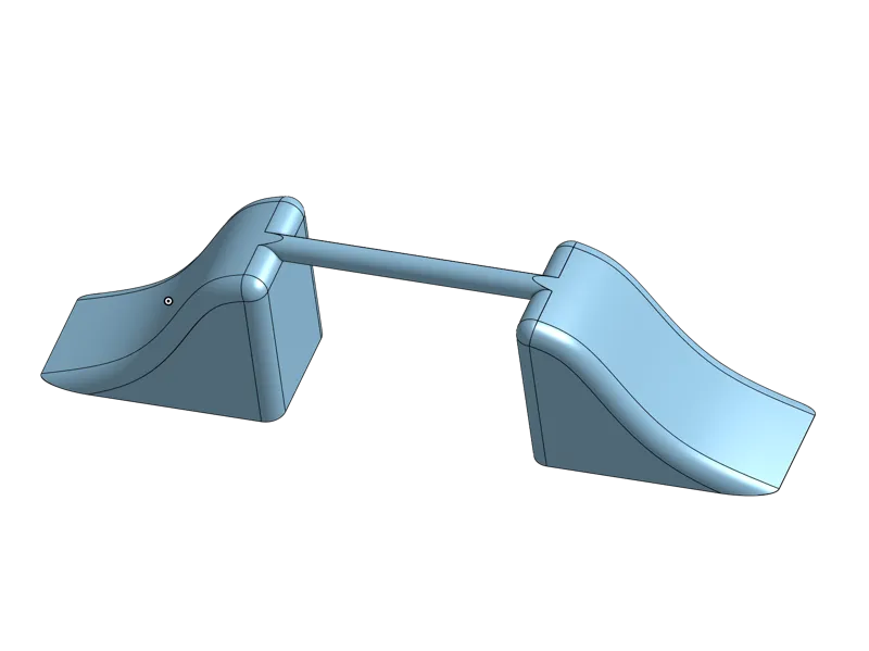 finger bored rail