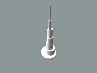 Futuristic skyscraper