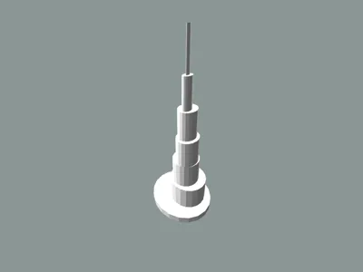 Futuristic skyscraper