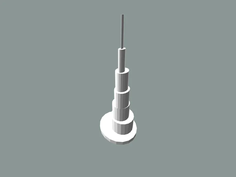 Futuristic skyscraper