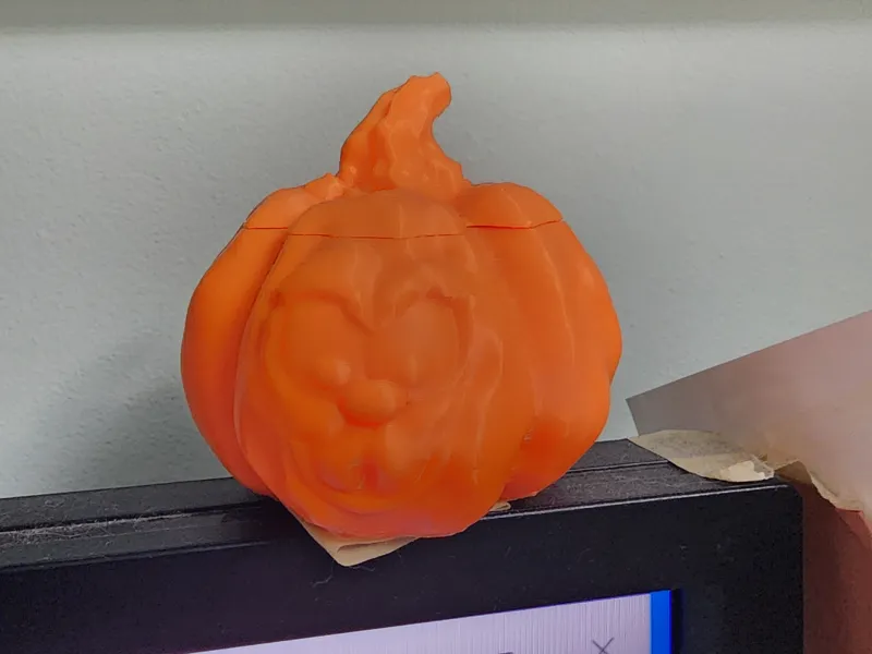 pumpkin candy container