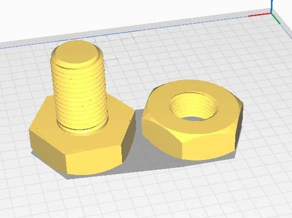 fidget nut and bolt