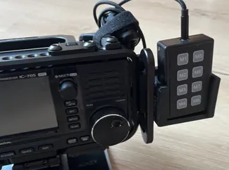 IC705 Keyer mount for the PEOVI cage