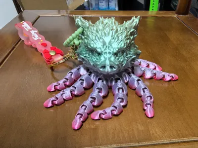 Octopus Keychain/Regular Version