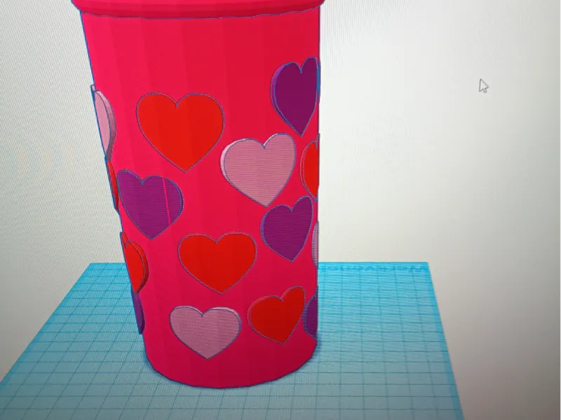 love pen holder