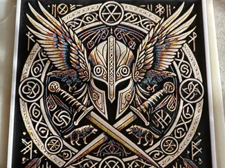 viking helmet hueforge
