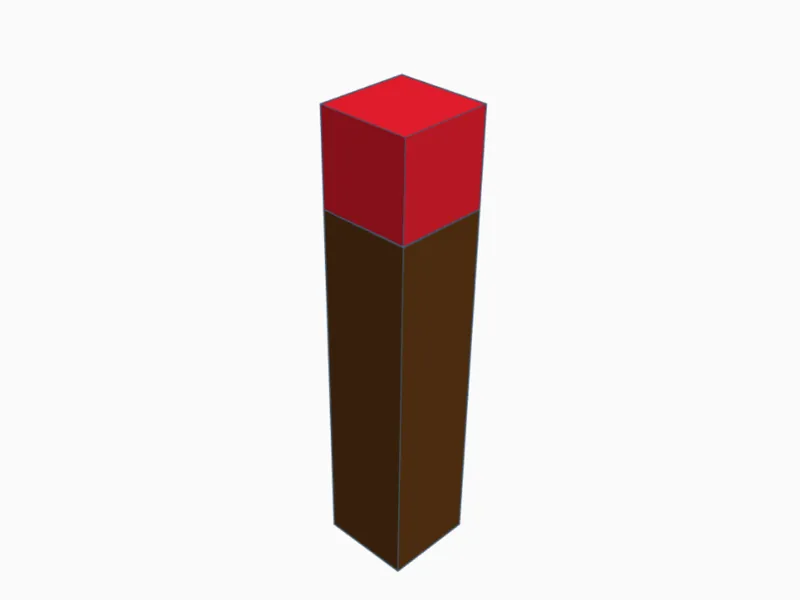 Minecraft Torch With Lights and Modular Bottom