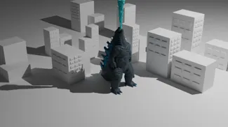 Godzilla with Atomic Breath