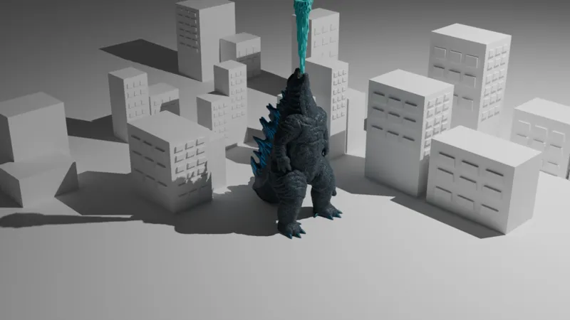 Godzilla with Atomic Breath