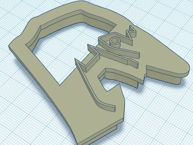 Motocross helmet Cookie cutter