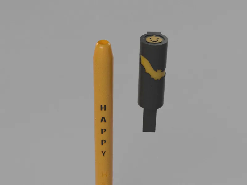 Halloween Bic Pen V1