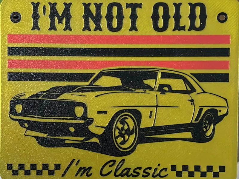 Im Not Old Im Classic Schild