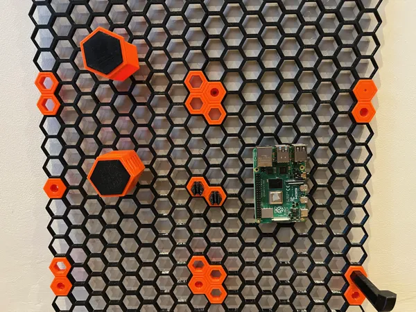 Support Raspberry Pi pour panneau alvéolé