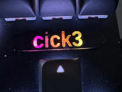 Customizable Pulsar PCMK TKL custom ID badge