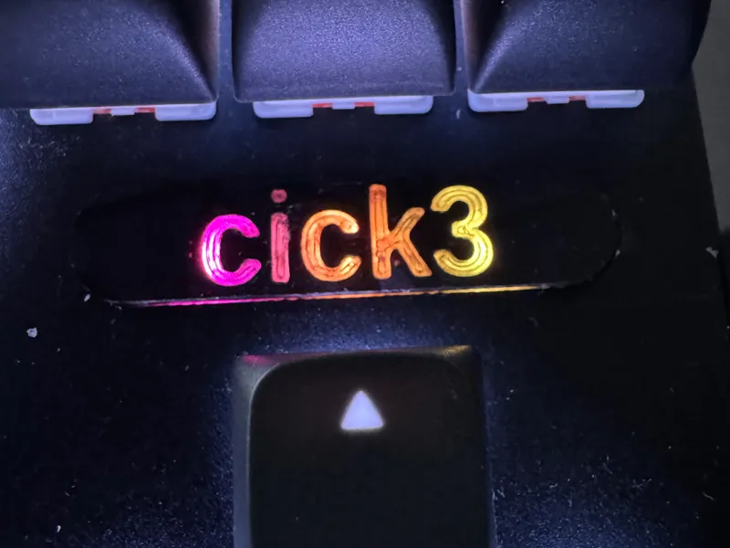 Customizable Pulsar PCMK TKL custom ID badge