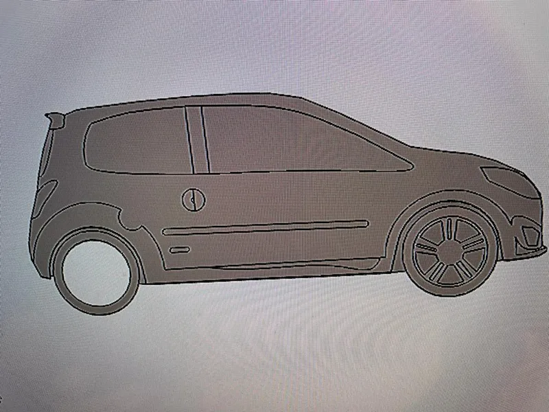 Twingo RS Keychain