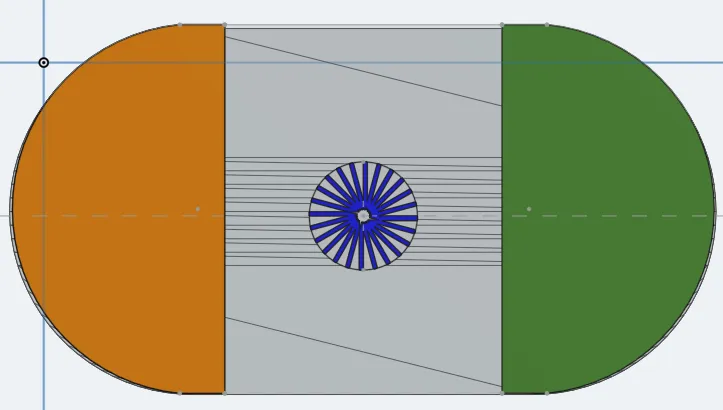 Indian Flag P1s Plug