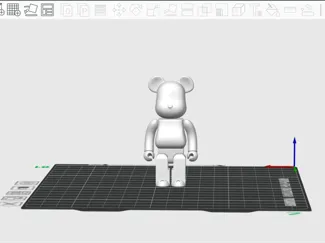 bearbrick 暴力熊 100%模型 一体打印