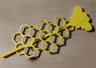 Honeycomb hair clip