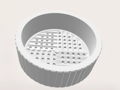 Grinder for Herbs with storage compartment