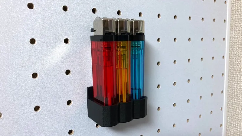 Lighter Tray for Pegboard