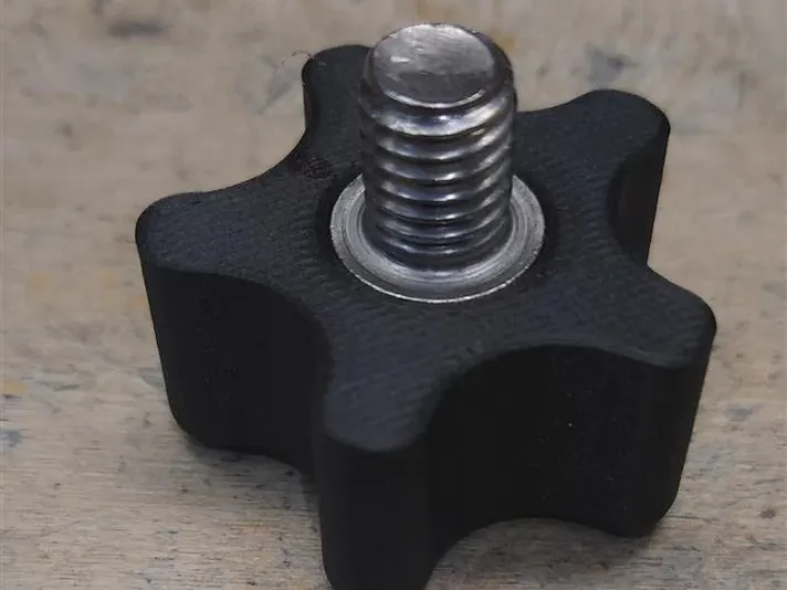 Press knob for 3/8 inch SHCS