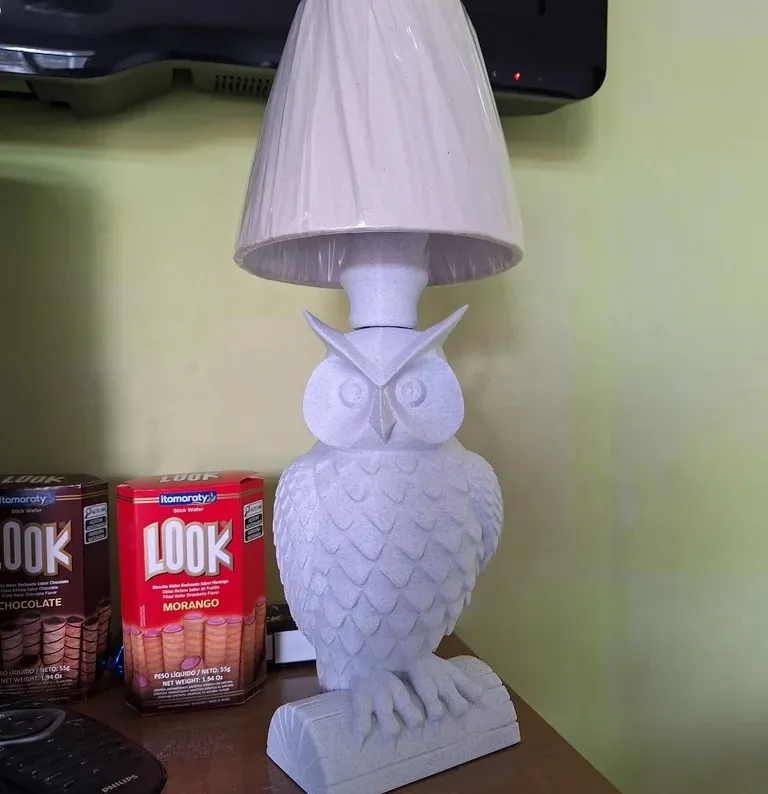 Owl Lamp for E27 Socket /