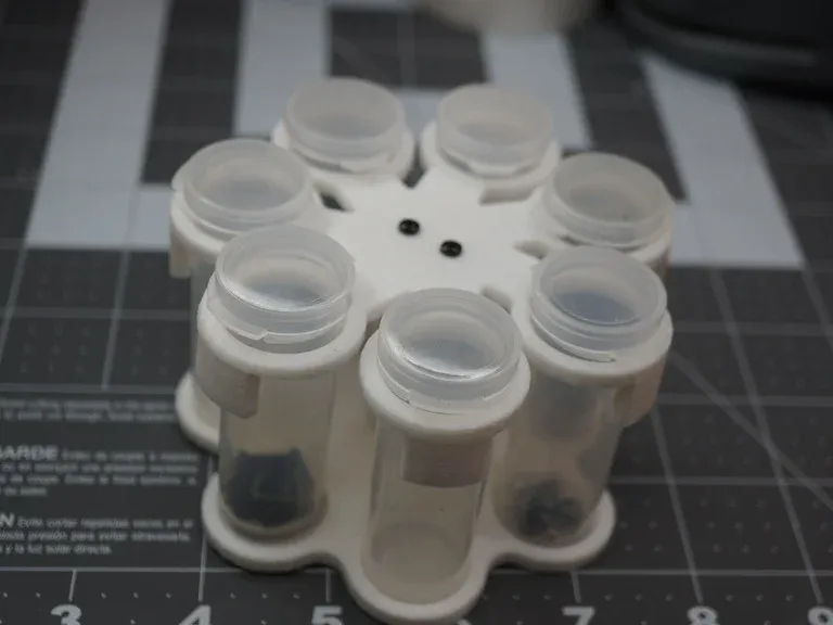 8 Tube small item storage