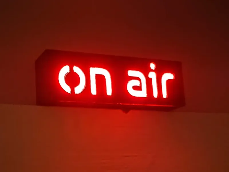 LED On Air Light Box