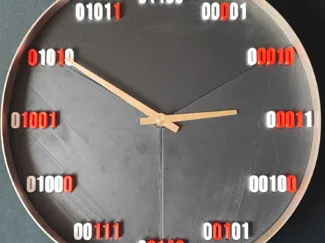 @donalogaora's 3D printed clock face with a twist!