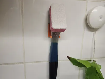 Dishmatic kitchen sponge holder