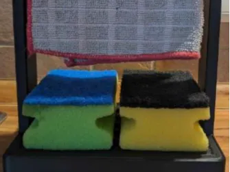 porta spugna e microfibra