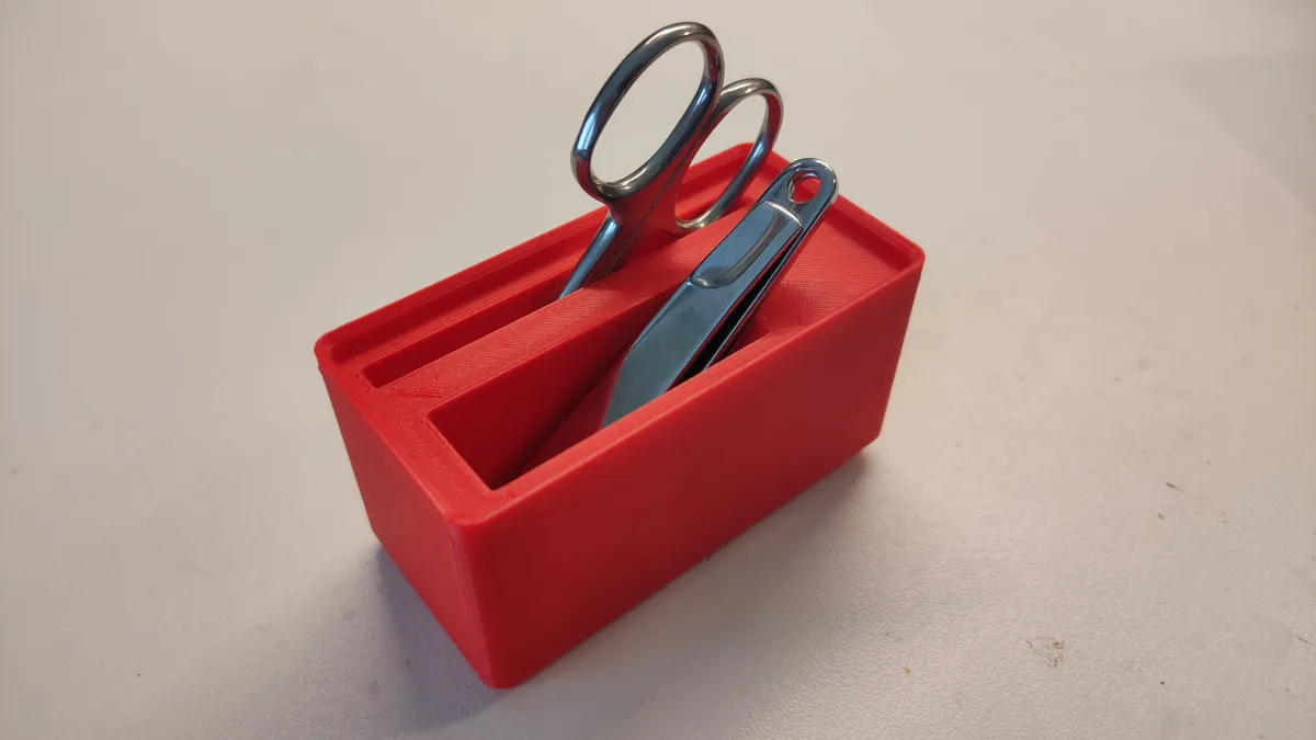 Bac Gridfinity pour coupe-ongles