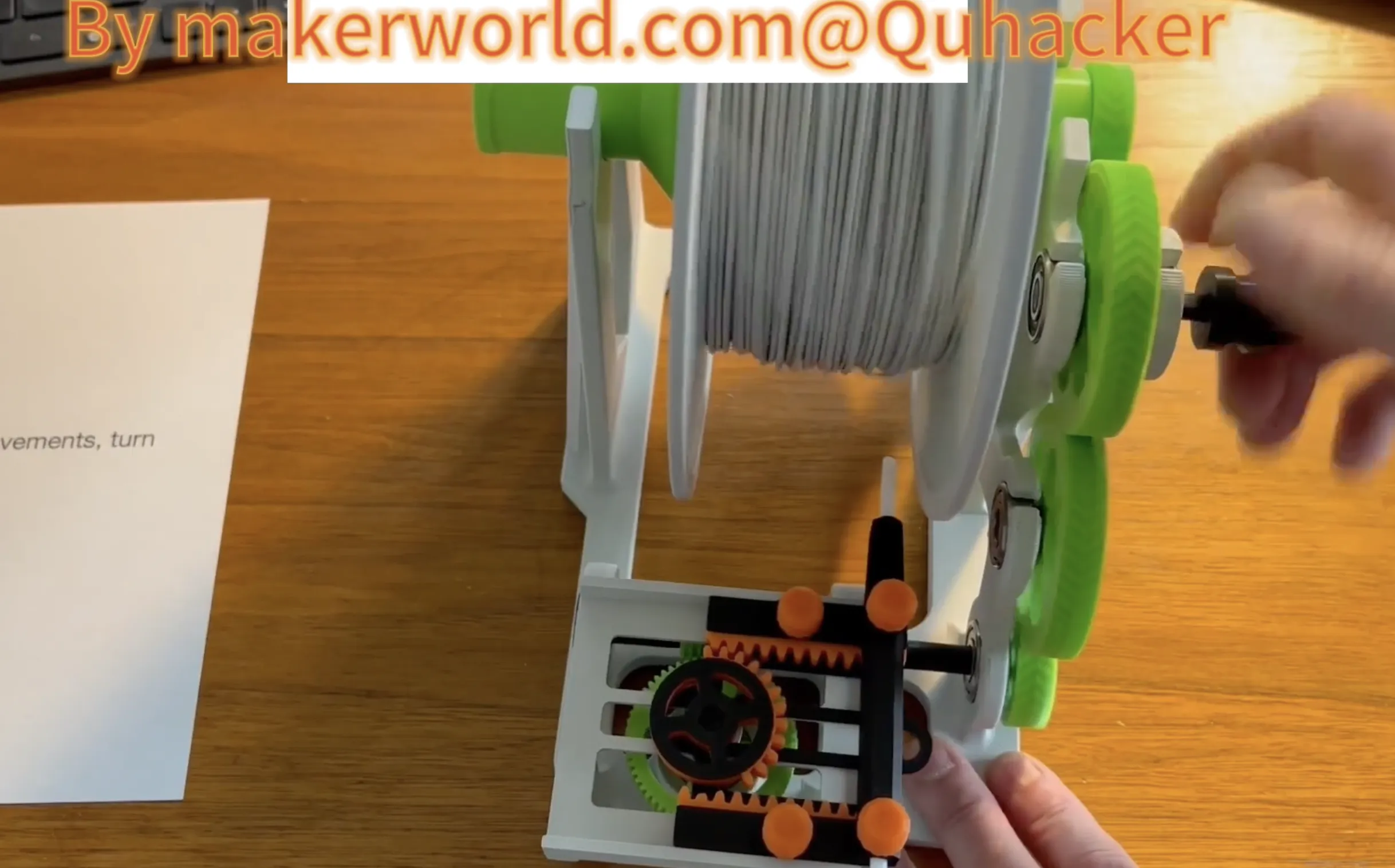 Spool Rrewinder Filament Spool Rewinder by Quhacker - MakerWorld